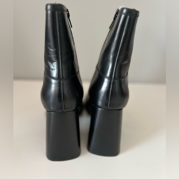 🌻🆕FREE PEOPLE Naomi Ankle Heel Boots-Black-Size 8 - Picture 12 of 16